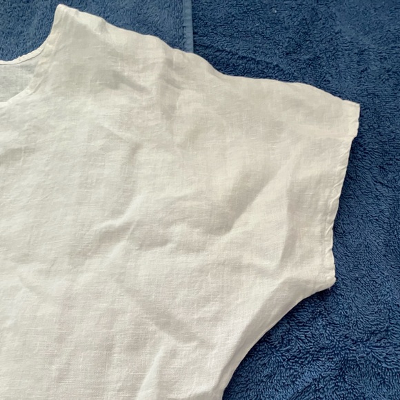 Spaziochic Italian Linen Blouse - Picture 4 of 4